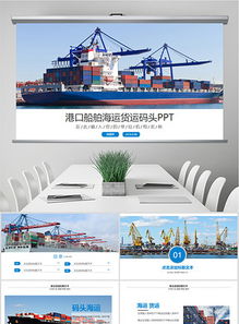 港口碼頭物流集裝箱貿(mào)易貨運代理PPT模板指南